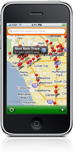 Taco Loco running on an iPhone